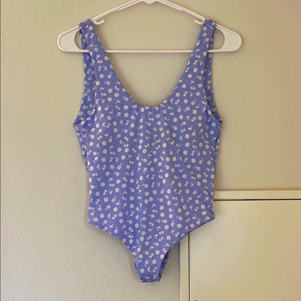 Mai Floral lavender Bonita bodysuit